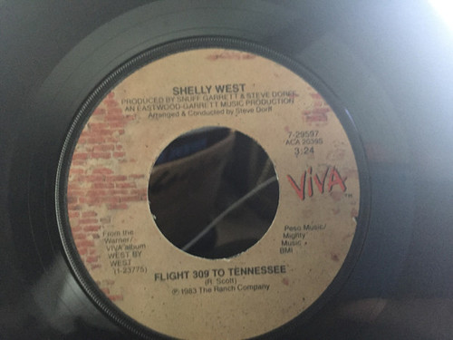 Shelly West - Flight 309 To Tennessee - Viva (3) - 7-29597 - 7", Single 1114705806