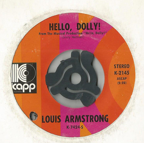 Louis Armstrong - Hello, Dolly! / That's All I Want The World To Remember Me By (7", Single)