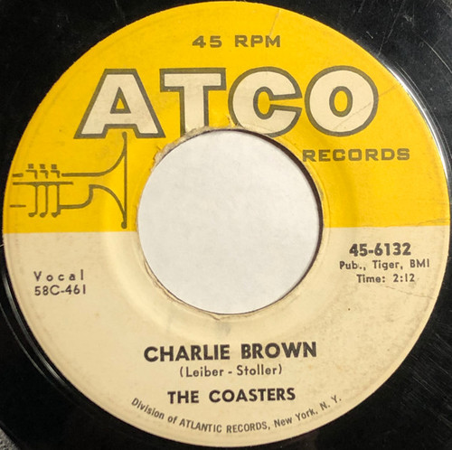 The Coasters - Charlie Brown (7", Single)