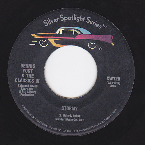 Dennis Yost & The Classics IV - Stormy / Spooky - United Artists Records - XW125 - 7", RE 1116006248