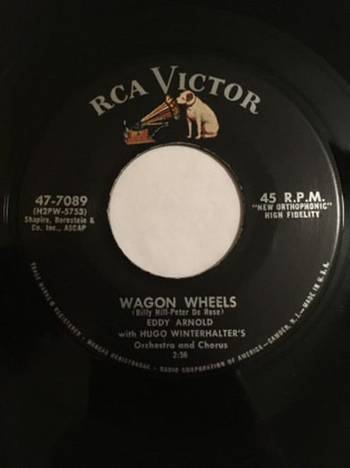 Eddy Arnold - Wagon Wheels (7", Single, Mono)