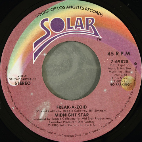 Midnight Star - Freak-A-Zoid - Solar - 7-69828 - 7", Single, SP  1116420214
