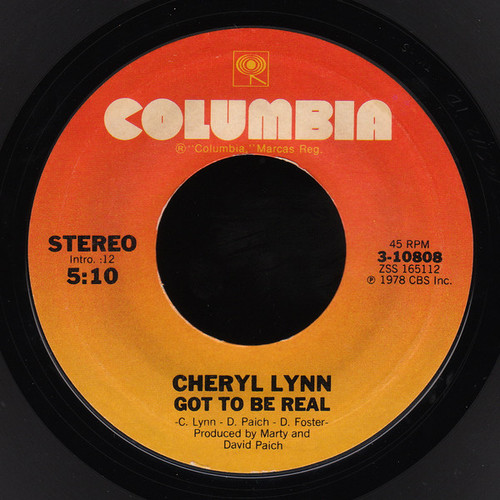 Cheryl Lynn - Got To Be Real (7", Single, Styrene, Ter)