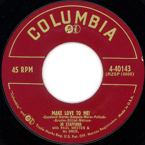 Jo Stafford - Make Love To Me! (7", Single)