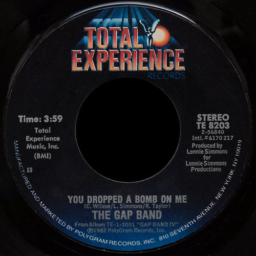 The Gap Band - You Dropped A Bomb On Me (7", Styrene, 19 )