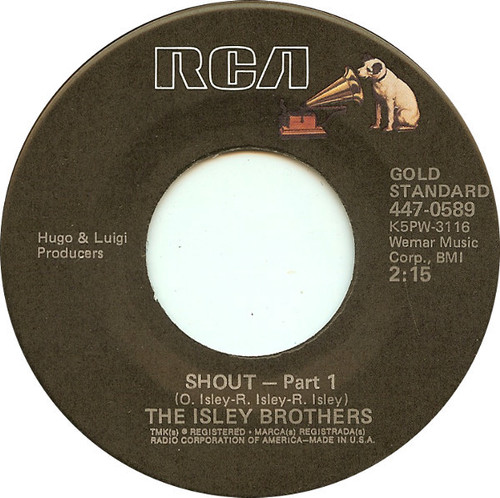 The Isley Brothers - Shout (7", Single, RE)