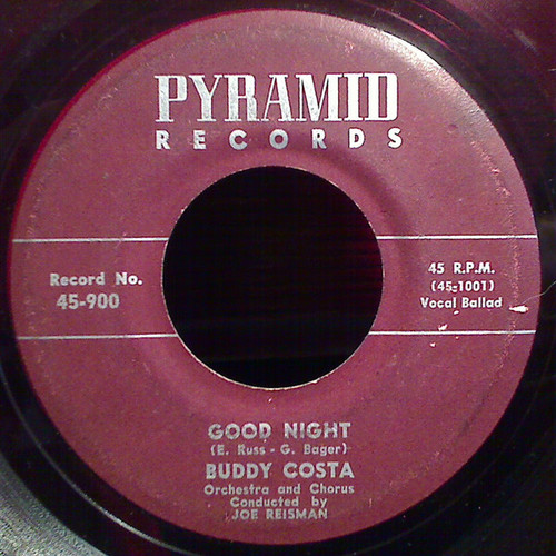 Buddy Costa - Good Night / The Mask Is Off (7", Red)