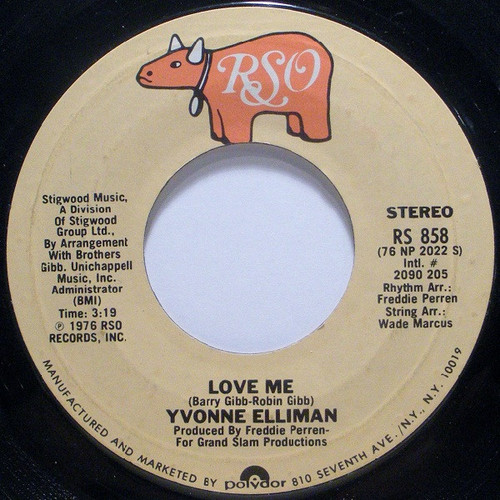 Yvonne Elliman - Love Me (7", Single)
