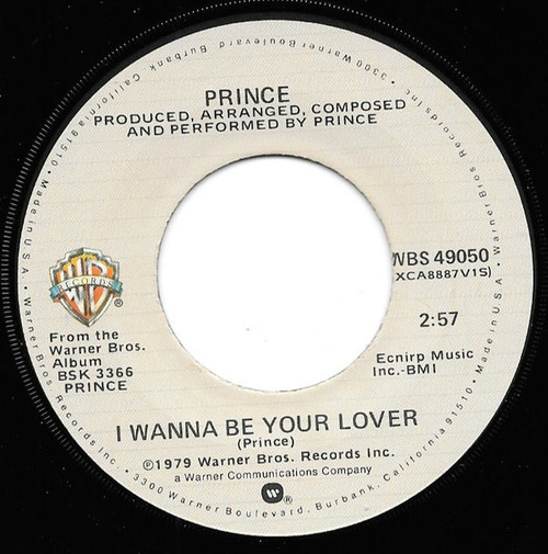Prince - I Wanna Be Your Lover - Warner Bros. Records - WBS 49050 - 7", Single, Jac 1119114605