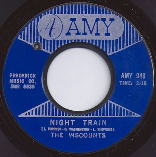 The Viscounts - Night Train / When The Saints Go Marching In (7", Single, Styrene)