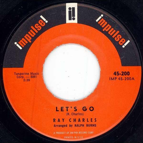 Ray Charles - Let's Go (7", Single)