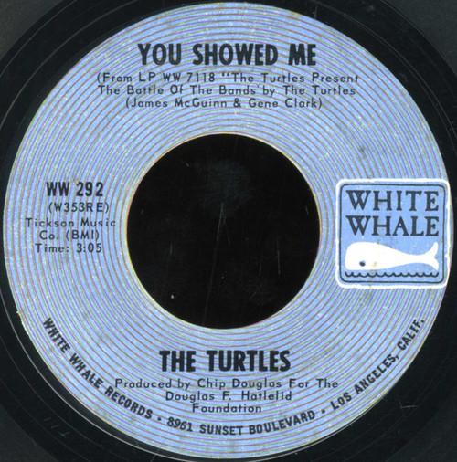 The Turtles - You Showed Me (7", Styrene, Ter)