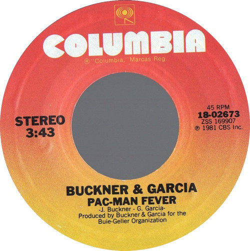 Buckner & Garcia - Pac-Man Fever (7", Single, Styrene, Pit)