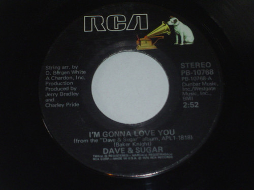 Dave & Sugar* - I'm Gonna Love You / I'm Leavin' The Leavin' To You (7", Single)
