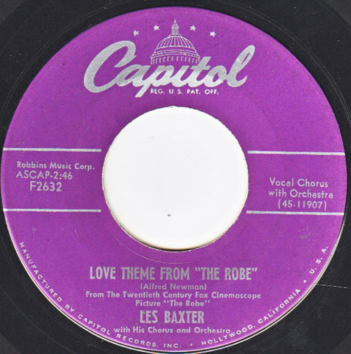 Les Baxter - Love Theme From "The Robe" / Manhattan (7", Single)