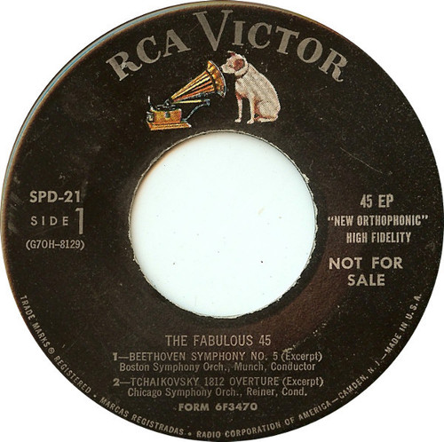 Various - The Fabulous 45 (7", EP, Promo)