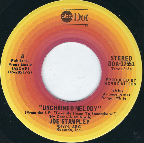 Joe Stampley - Unchained Melody (7", Single, San)