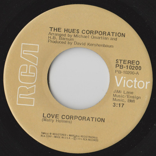 The Hues Corporation - Love Corporation (7", Single, Ind)