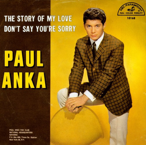 Paul Anka - The Story Of My Love - ABC-Paramount - 45-10168 - 7" 1120613817