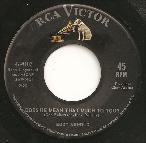 Eddy Arnold - Does He Mean That Much To You? - RCA Victor - 47-8102 - 7", Single 1120617356