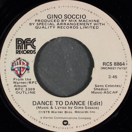 Gino Soccio - Dance To Dance / The Visitors (7")
