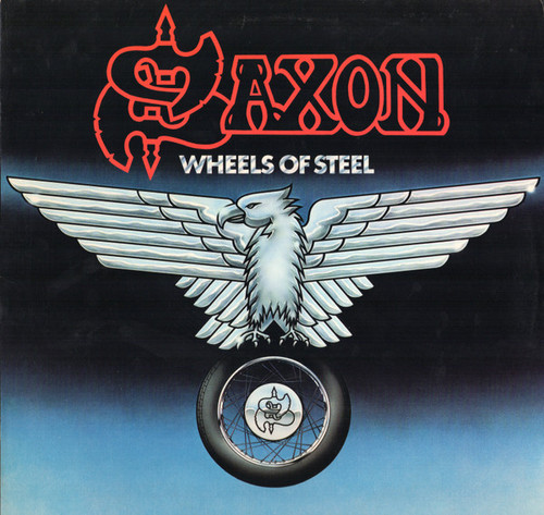 Saxon - Wheels Of Steel (LP, Album, SP )