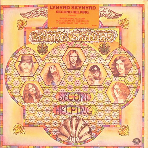Lynyrd Skynyrd - Second Helping (LP, Album, Pin)