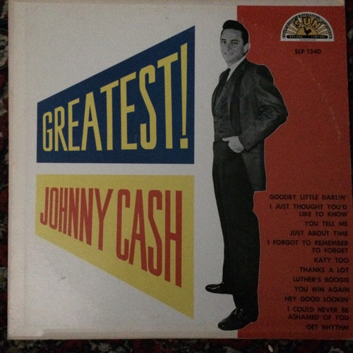 Johnny Cash - Greatest! (LP, Album, Club, RE, Duo)