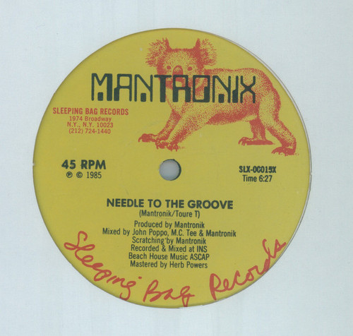 Mantronix - Needle To The Groove (12", Whi)