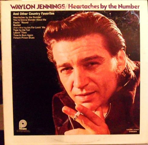 Waylon Jennings - Heartaches By The Number And Other Country Favorites (LP, Comp, RE)