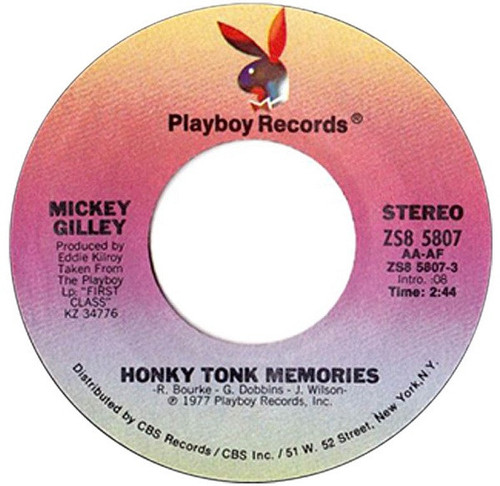 Mickey Gilley - Honky Tonk Memories (7", Single)