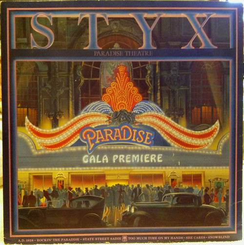 Styx - Paradise Theatre (LP, Album, Etch, Pit)