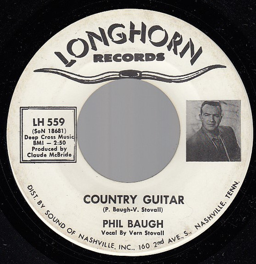 Phil Baugh - Country Guitar  (7", Single)