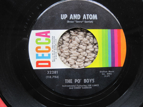 Po' Boys - Up And Atom * The White Rabbit (7", Single)