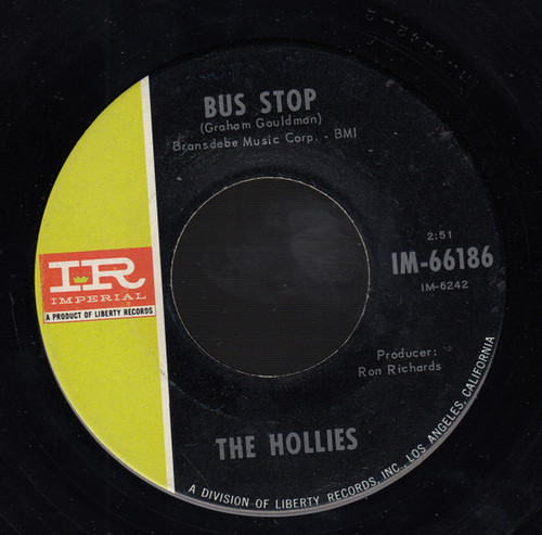 The Hollies - Bus Stop - Imperial - IM-66186 - 7", Single, Ind 1133745799