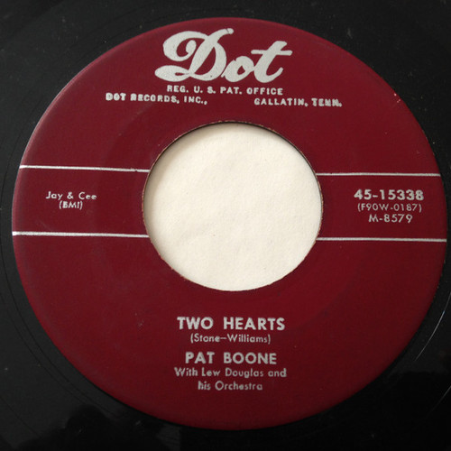 Pat Boone - Two Hearts (7", Single)