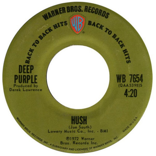 Deep Purple - Hush / Kentucky Woman (7", Single)