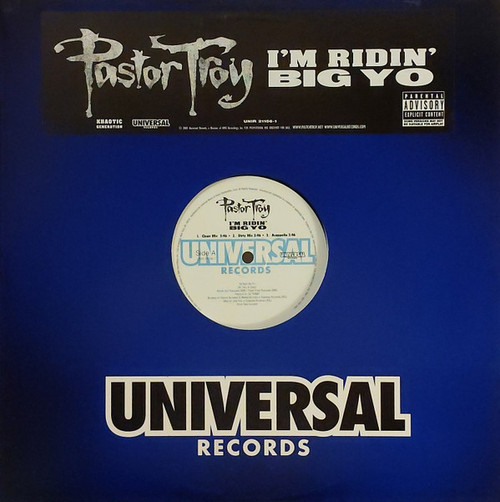 Pastor Troy - I'm Ridin' Big Yo (12", Promo)