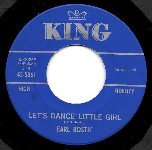 Earl Bostic - Let's Dance Little Girl (7", Single)