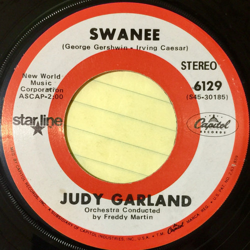 Judy Garland - Swanee / That's Entertainment - Capitol Records, Starline - 6129 - 7" 1136942434