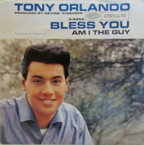 Tony Orlando - Bless You / Am I The Guy - Epic - 2758434 - 7" 1136946126