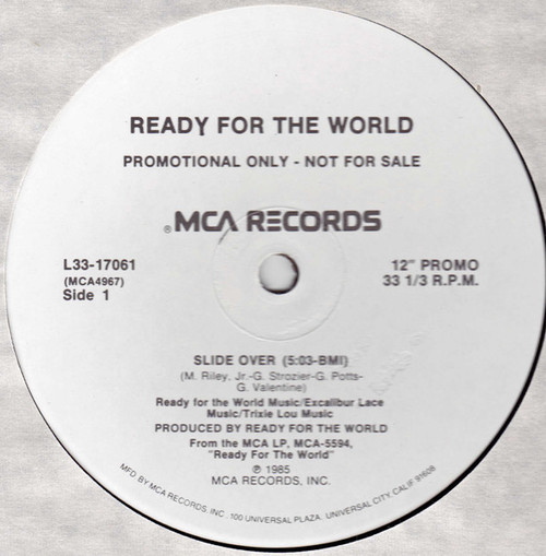 Ready For The World - Slide Over (12", Promo)