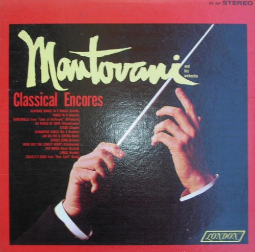 Mantovani And His Orchestra - Classical Encores - London Records - PS 269 - LP, Album 1137512625