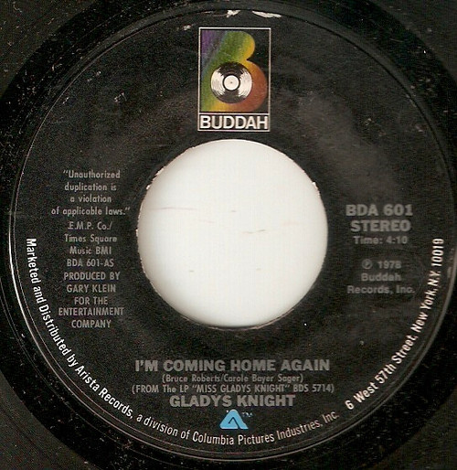 Gladys Knight - I'm Coming Home Again (7", Single)