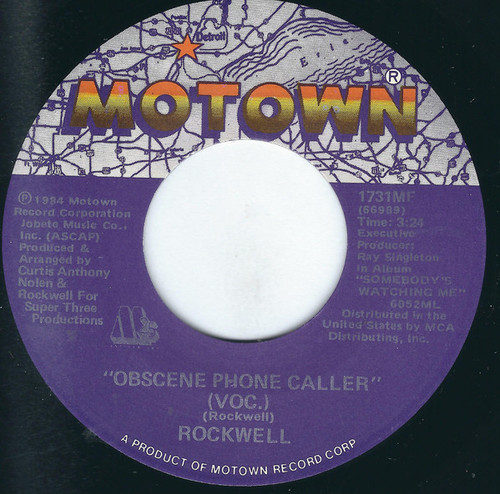 Rockwell - Obscene Phone Caller (7", Single)