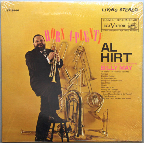 Al Hirt With Orchestra* Arranged And Conducted By Billy May - Horn A-Plenty (LP, Album, Ind)