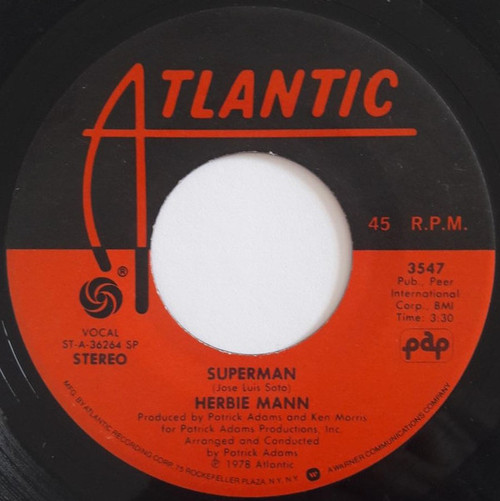 Herbie Mann - Superman - Atlantic - 3547 - 7" 1139253534