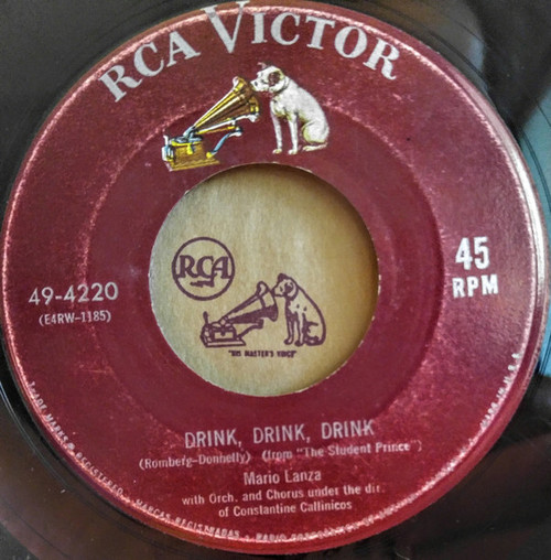 Mario Lanza - Drink, Drink, Drink (7")