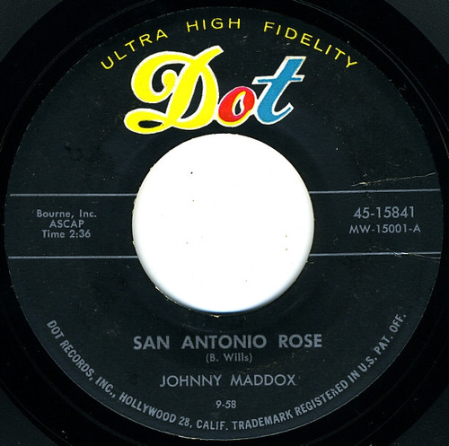 Johnny Maddox (2) - San Antonio Rose / Long Gone - Dot Records - 45-15841 - 7", Single, Mono 1139637535