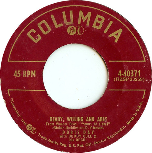 Doris Day - Ready, Willing And Able (7", Ter)